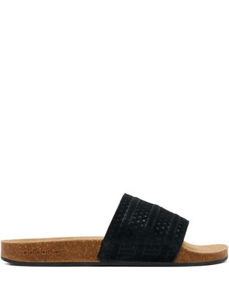 adidas Adilette perforated-band sandals - Black