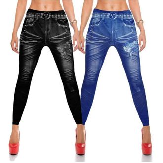 Trade Shop Trade Shop - 2 Patr&oacute;n De Patr&oacute;n Jeans De Mariposa 1 Azul 1 Black Size Single Cod.5241