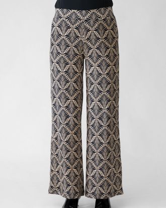 Adrienne Landau Basalt Printed Trouser