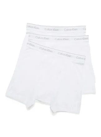 Calvin Klein Mens 5 solid boxer briefs Cotton Classic 3-pack
