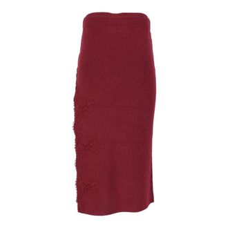 Ermanno Scervino Gonna in Maglia - - Skirts - Donna - Rosso - M
