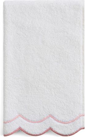 Peri Home Scallop Hand Towel in Blush at Nordstrom