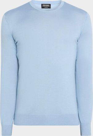 Ermenegildo Zegna Mens Cashseta Crewneck Sweater