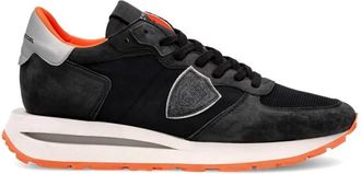 Philippe Model Sneakers Tropez Haute Running - Heren - Sneakers - Zwart - 45 EU - Katoen - Schoenen