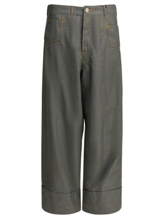 Junya Watanabe Casual Pinstripe Pants