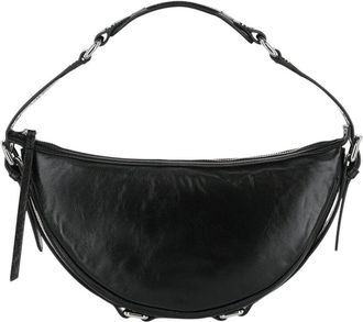 by FAR By FAR Gib Creased Leather Shoulder Bag
