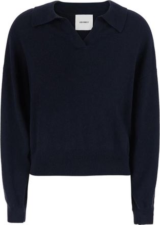 Lisa Yang Katriel Trui - Dames - Cashmere truien - Blauw - XS - Kasjmier - Truien & Vesten