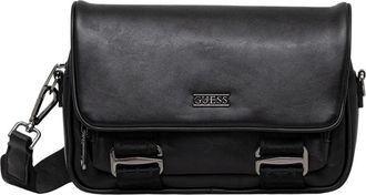 Guess Tassen > Heuptasjes - Heren - Schoudertassen - Zwart - ONE Size - Leer - Tassen