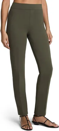 Spanx High Waist Slim Straight Ponte Pants in Dark Pine at Nordstrom, Size 3X