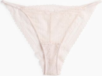 H&M Brazilian Tanga aus Spitze - Beige