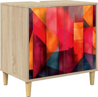 vidaXL Mueble De Cuarto De Ba&ntilde;o Heesch Sonoma 60 X 40 X 60 Cm Vidaxl