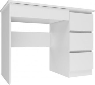 Hucoco Meso - Escritorio Recto Estilo Moderno Oficina/dormitorio Juvenil - 98x51x76 Cm - 4 Cajones