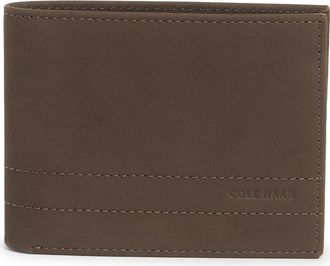 Cole Haan Bowery Leather Bifold Wallet in Brown at Nordstrom Rack