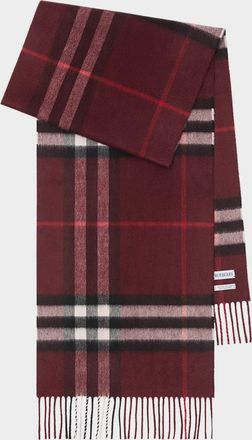 Burberry Men & apos;s Cashmere Giant Check Scarf