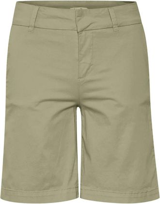 Part Two Casual Vetiver Shorts & Knickers - Dames - Korte Broeken - Groen - 2XS - Katoen - Korte Broeken