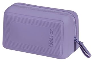 American Tourister Kosmetiktasche AMERICAN TOURISTER URBAN GROOVE, Damen, Gr. B/H/T: 25cm x 15cm x 13cm, lila (lavender), Silikon, Taschen Kosmetiktasche, Kulturbeutel K