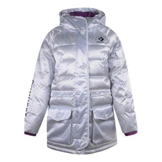Converse (WMNS) Converse Iridescent Sideline Down Jacket Asia Sizing Silver 10006987-A01