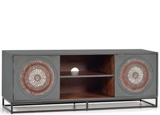 Giner&Colomer Massives Design Lowboard Wood Mandala, 150 x 56 cm