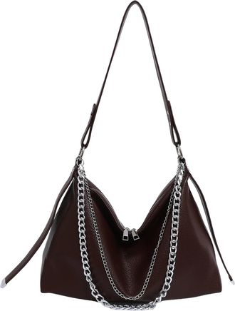 Generic Cymwer PU Leather Shoulder Bag Large Tote Bags Vintage Underarm Bag for Women (Coffee) (Coffee)