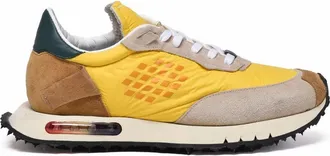 Bepositive Be Positive Space Race Sneakers with Vibrant Yellow Upper