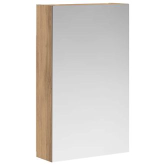 vidaXL Armario Con Espejo De Ba&ntilde;o Roble Artisan 30 X 10,5 X 50 Cm Vidaxl