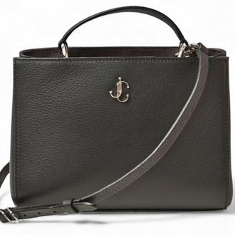 Jimmy Choo London Leather Handbag Shoulder Bag (Pre-Owned)