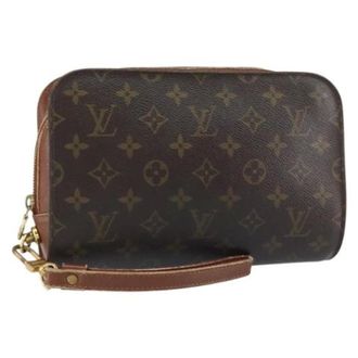Louis Vuitton Clutch in Canvas Pre-owned - - Pre-owned - Donna - Marrone - ONE SIZE