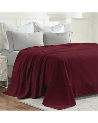 Superior Nobel Cotton Textured Chevron Lightweight Woven Blanket