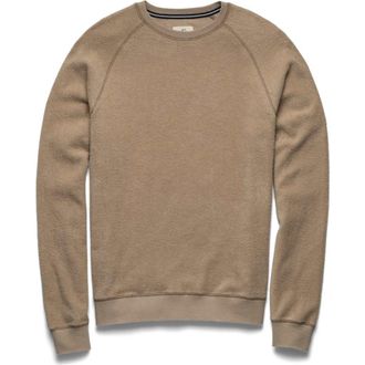 Surfside Supply Co. Butch Fuzzy Fleece Crewneck in Chinchilla at Nordstrom, Size Medium