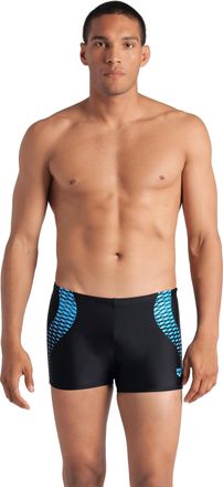 Arena Badehose ARENA MENS ARENA OPENINGS SWIM SHORT, Herren, Gr. 9 (XXXL), N-Gr, schwarz (schwarz, turquo), Obermaterial: 80% Polyamid, 20% Elasthan, Badeho