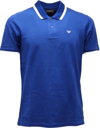 Armani Polo Shirts, male, Blue, Size: XS 3K1Fa7 1Jtkz Polo Shirt