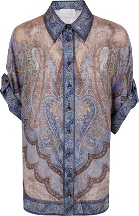Zimmermann Wanderlust Short Sleeve Shirt