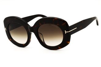 Tom Ford FT1346-F 52B Dark Havana/Smoke Gradient