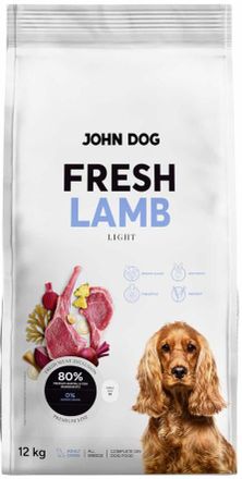 John Deere Alimento Seco Para Perros Adultos John Dog Con Cordero, 12 Kg