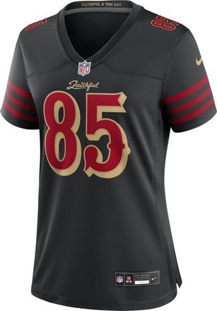 Nike George Kittle San Francisco 49ers Rivalries Collection Womens Nike Womens NFL Game Jersey in Black | 67NW0G5Z9BF-00D