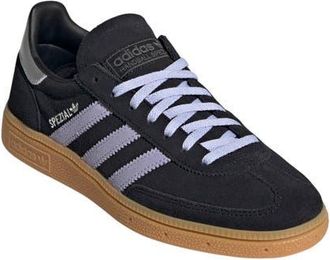 adidas Handball Spezial Sneaker in Black/Violet Tone/Gum at Nordstrom, Size 9.5