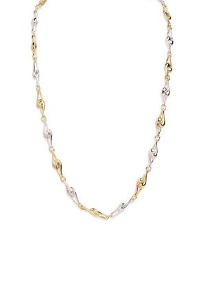 Argento Vivo Fluid Link Necklace in Two Tone at Nordstrom