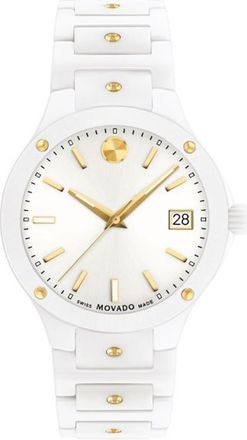 Movado Womens SE White Dial Watch