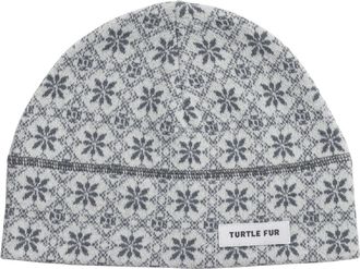 Turtle Fur Carefree Merino Wool Beanie White