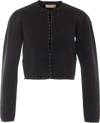 Twinset Cardigans - Dames - Vesten - Zwart - S - Truien & Vesten