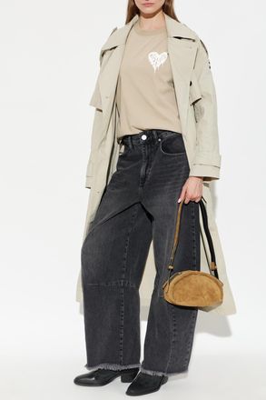 AllSaints T-shirt Trip, Womens, Beige