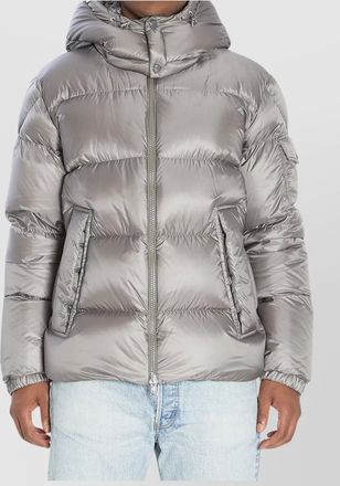 Moncler boxy puffer jacket adjustable hood