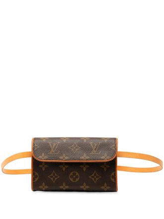 Louis Vuitton 2002 Monogram Pochette Florentine belt bag - Bruin