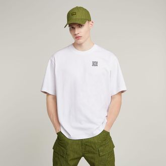 G-Star QR Mini Maxi Boxy T-Shirt - Wit - Heren