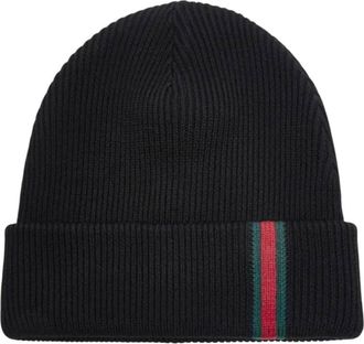 Gucci Black Knitted Beanie Cap