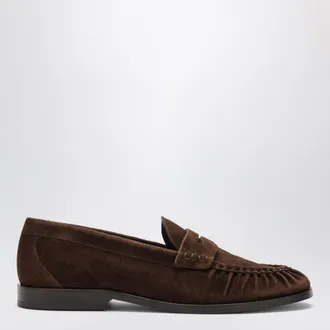 Vinny&rsquo;s Louee Vale loafers in brown suede