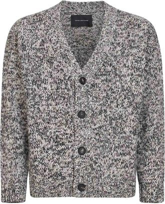 Tagliatore Cardigan met knoopsluiting - Heren - Vesten - Zwart - XL - Wol - Truien & Vesten