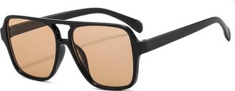 Generic Driving Outdoor Mens Sunglasses Womens Sports Vacation Sun Glasses(Brown)