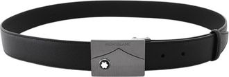 Montblanc Black Cut To Size Belt