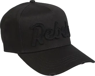 Dsquared2 Rebels Structured Cotton Embroidered Cap